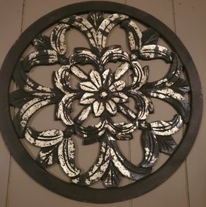 3 vtg. Wall Plaques  15"w circle  ea.